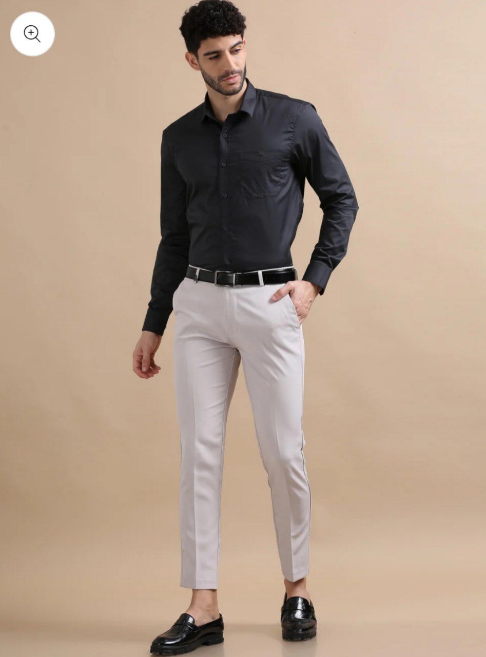 Premium Waist Adjustable Lycra Men's Trouser (Pack of 2)